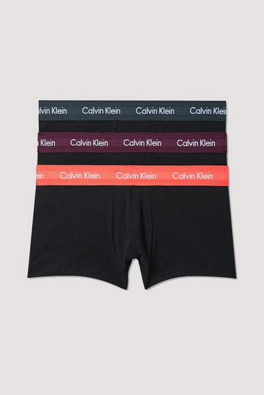 Cotton Stretch Low Rise Trunks 3 Pack