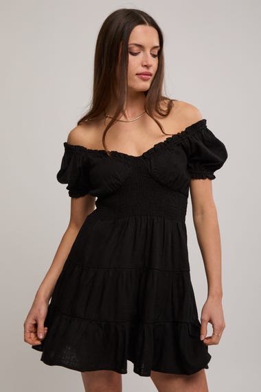 Luxe Linen Mini Dress