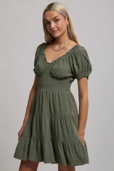 Luxe Linen Mini Dress