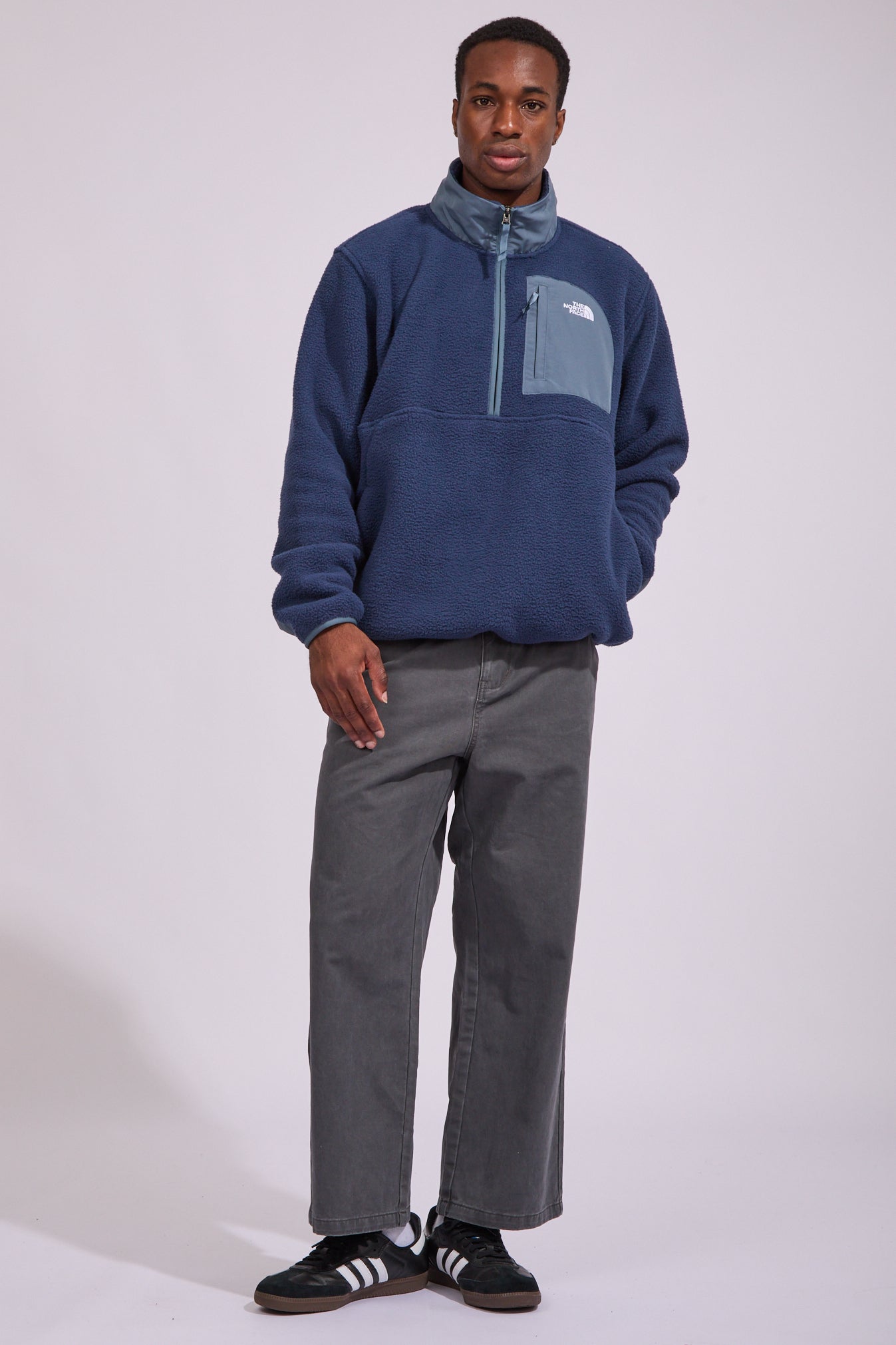 Yumiori Off Peak Half Zip Fleece Sweatshirt | North Beach