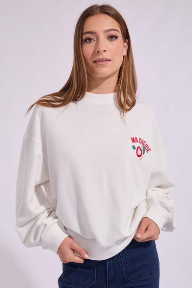 Ma Cherie Boxed Crew Sweatshirt
