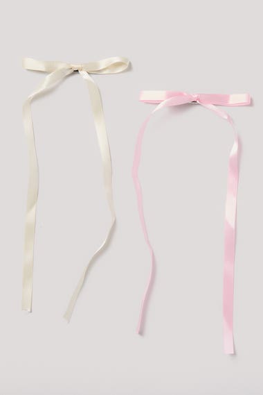 2 Pack Medium Bow On Clip