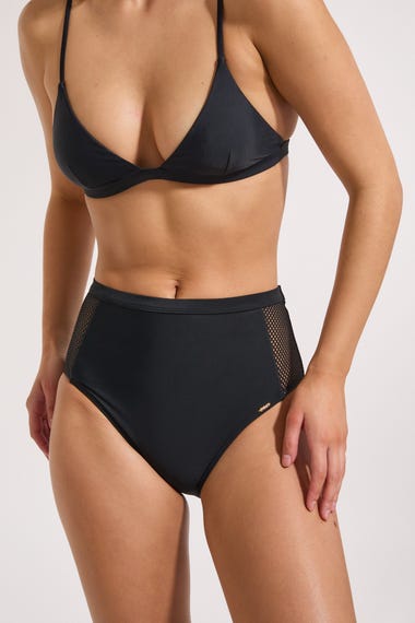 Mesh Extra High Waist Bikini Bottoms