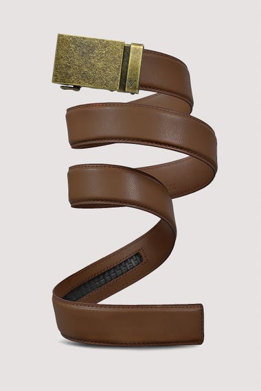 Bronze Buckle 40mm Leather Belt