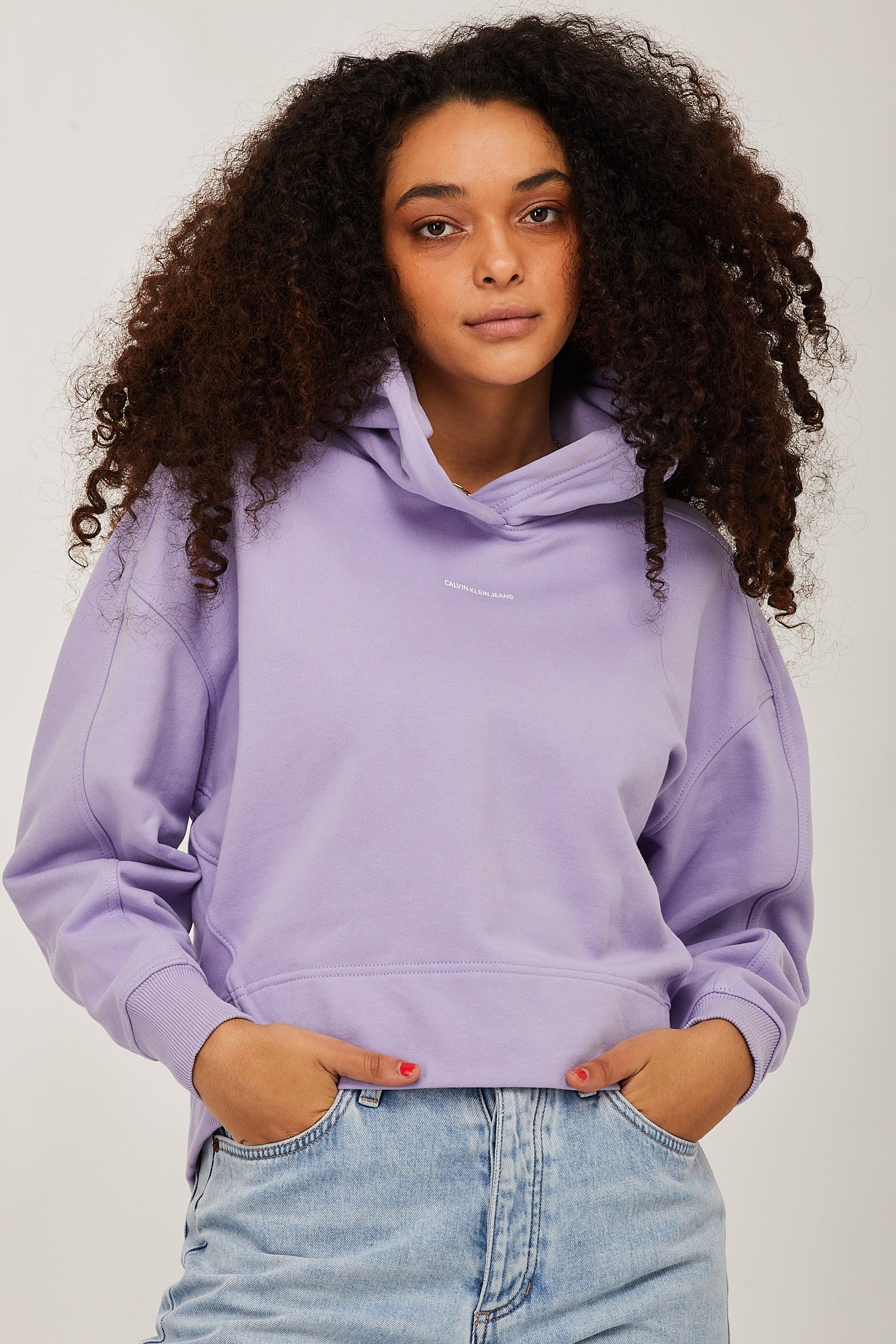 micro cropped hoodie