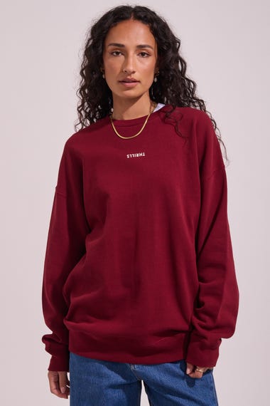 Minimal Thrills Slouch Crew Sweatshirt