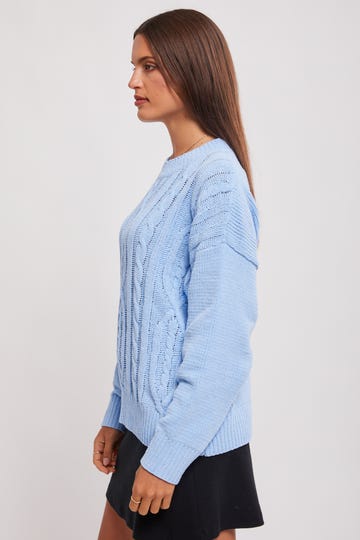 Missing The Waves Knit Sweatshirt