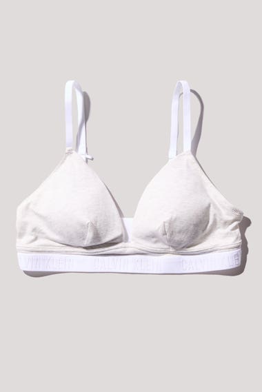 Monochrome Lightly Lined Triangle Bralette