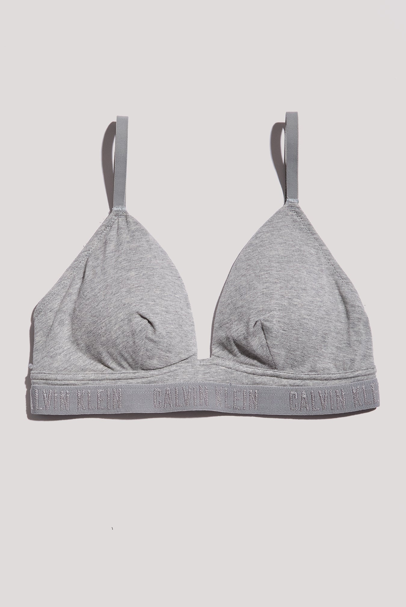 Lghtly Lined Bralette P7a Grey Heather