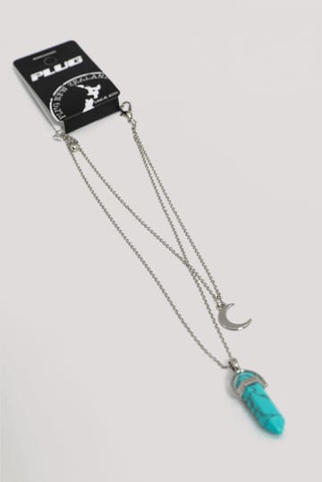 Moon And Crystal Necklace