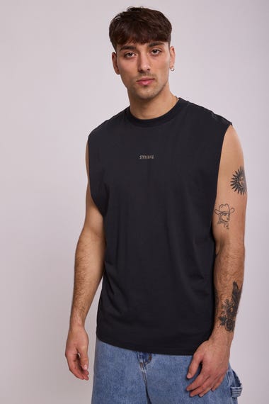 Minimal Thrills Merch Fit Muscle Tank Top