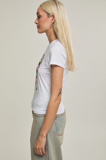 Neon Lights Shrunken T Shirt