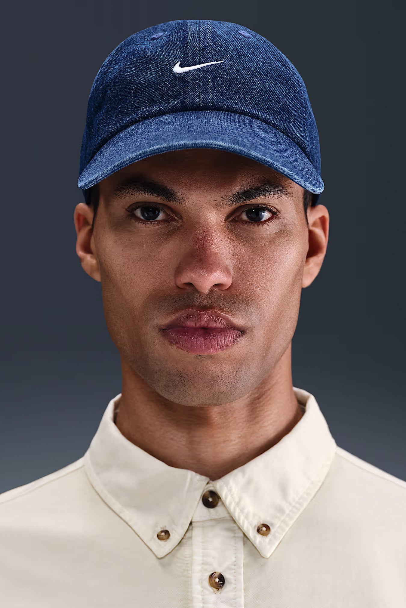 nike denim cap