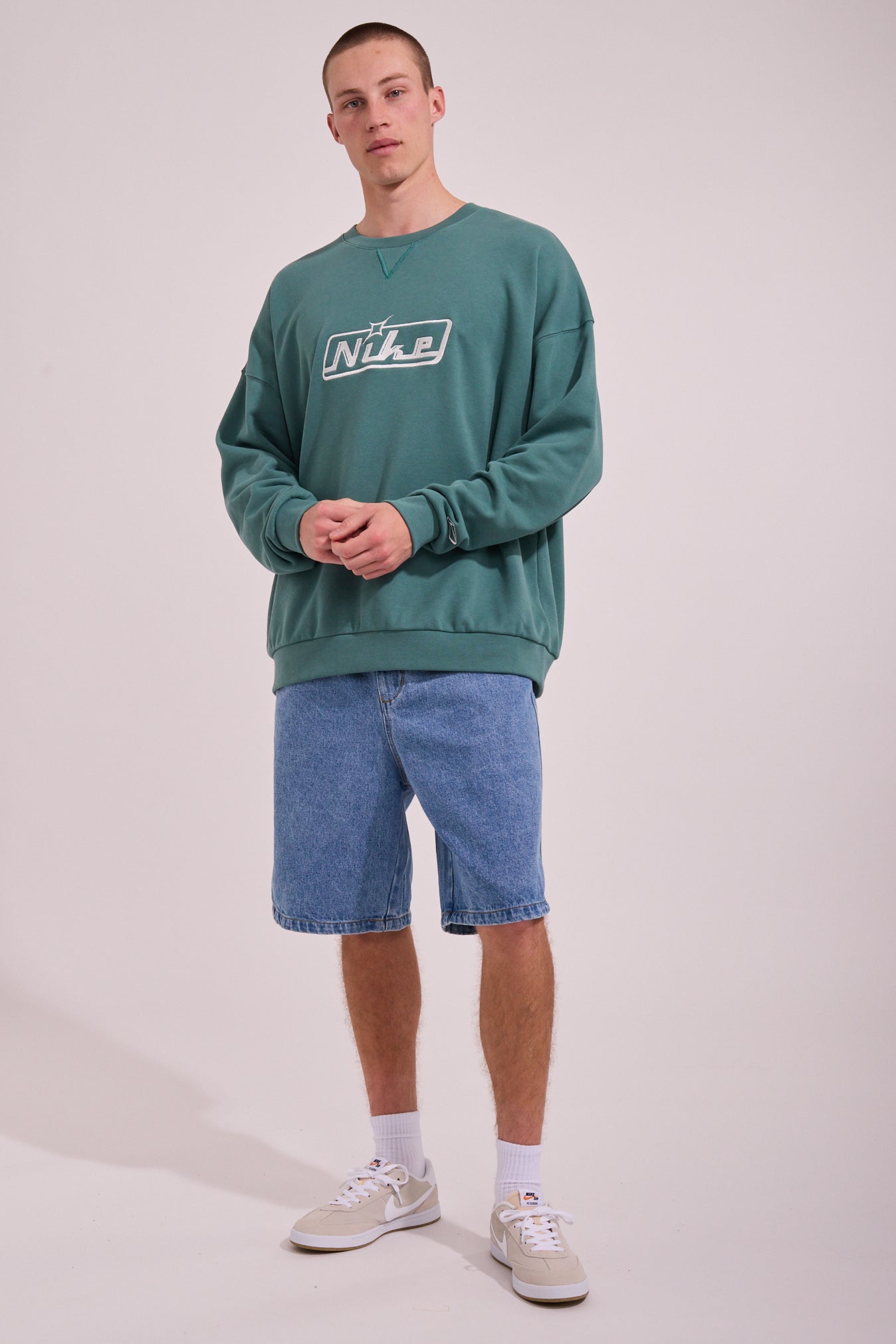 Nike Club Oversized Crew Sweatshirt | North Beach