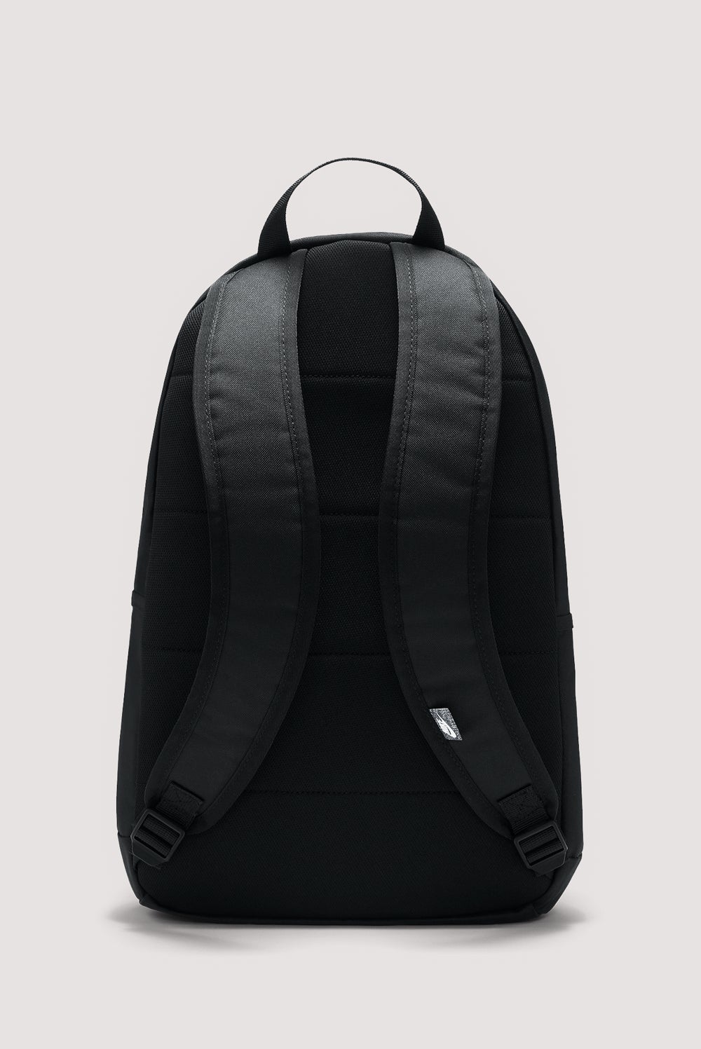 nike elemental backpack in black with neon swoosh