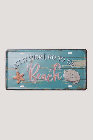 Number Plate Beach