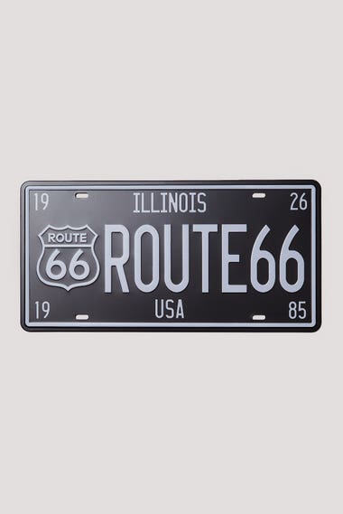 Number Plate Route 66