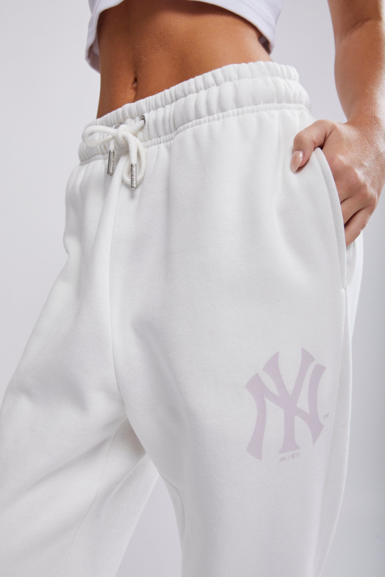 White joggers sale cheap