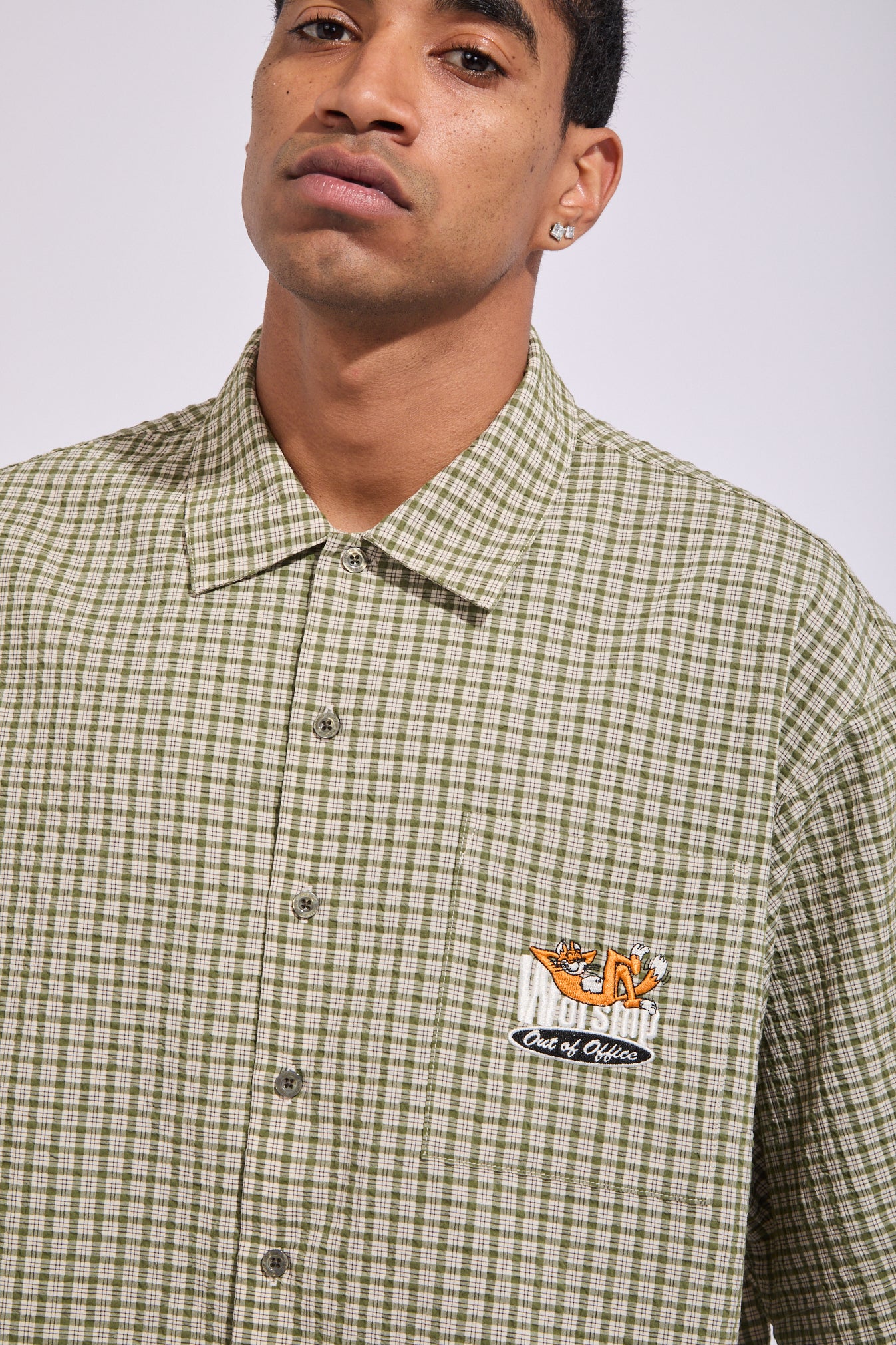 On Leave Box Fit Crop Shirt | North Beach