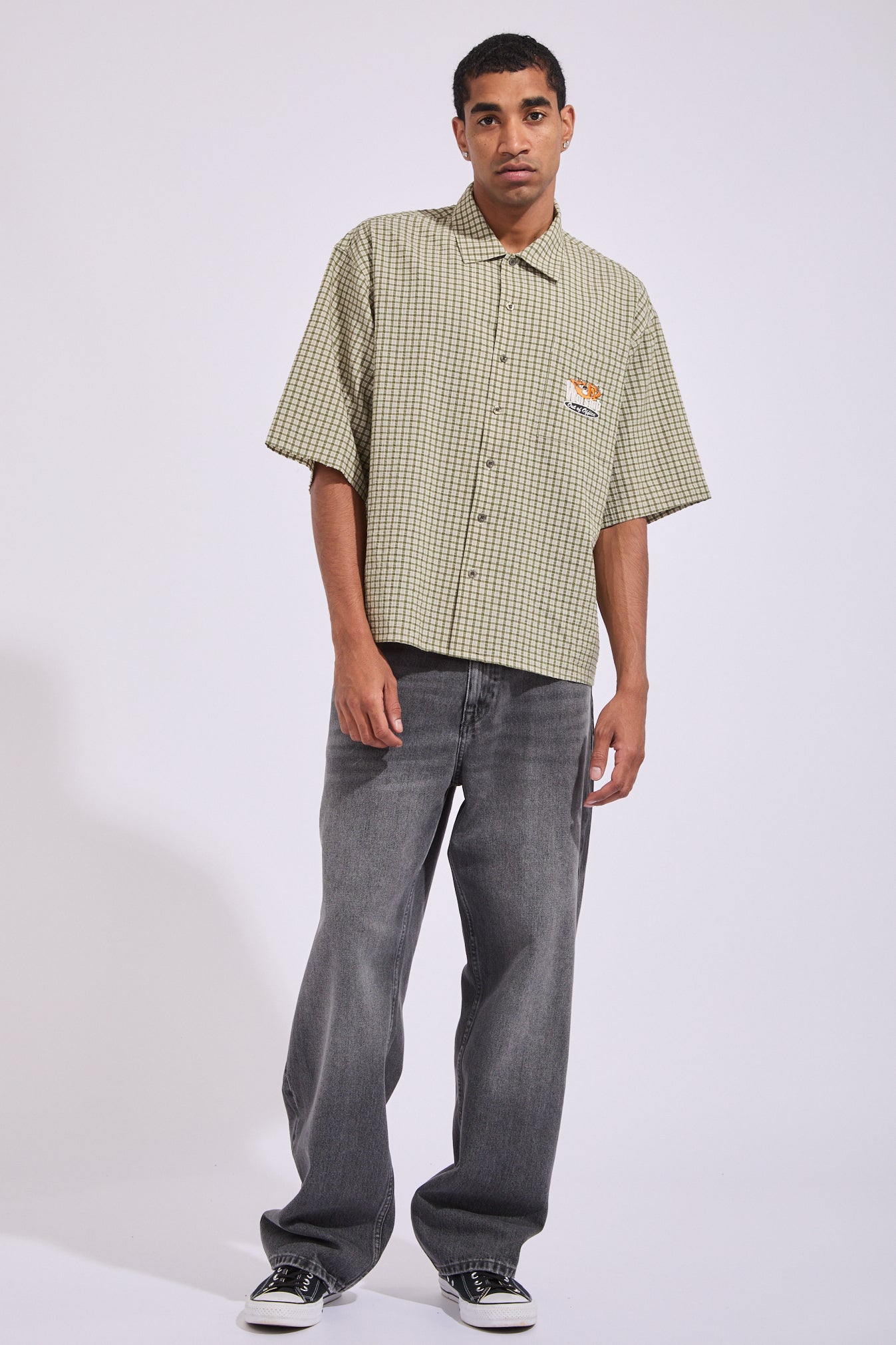 On Leave Box Fit Crop Shirt | North Beach
