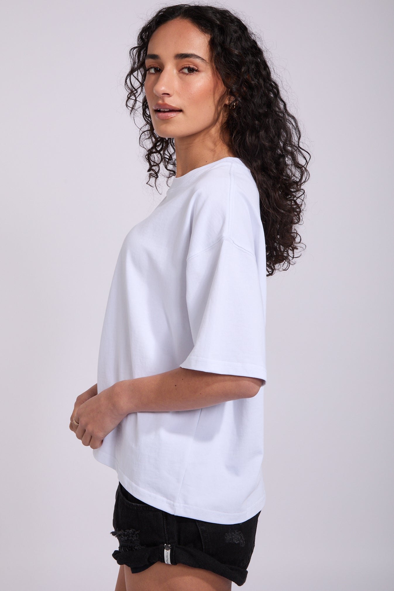 CDL Oversized Tee Lサイズ ホワイト CF.GP Heavy Weight L/S Oversized Tee – Graphpaper