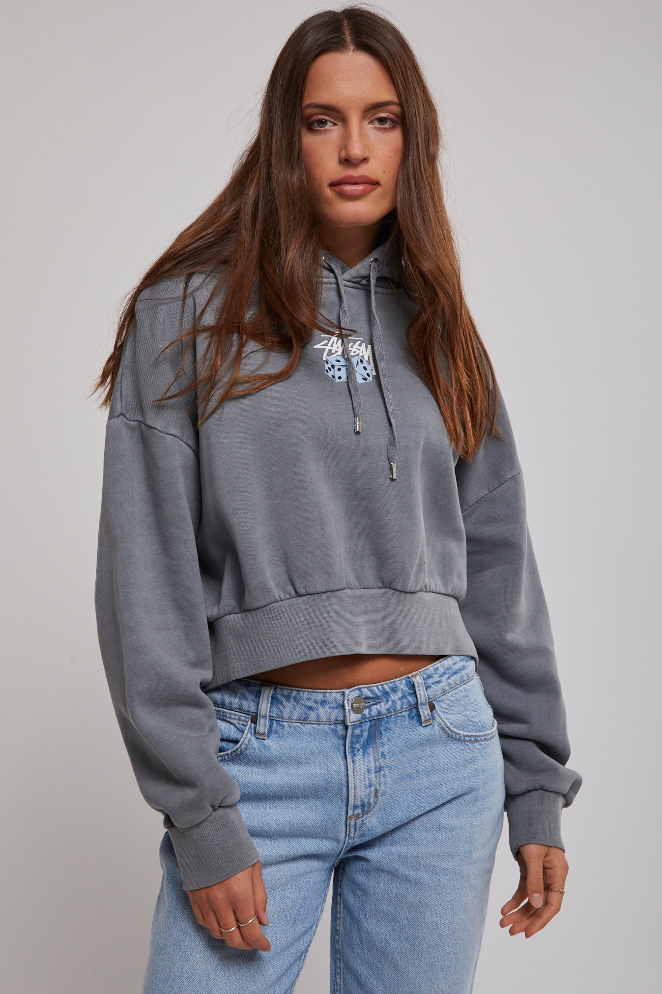 Stussy crop jumper cheap