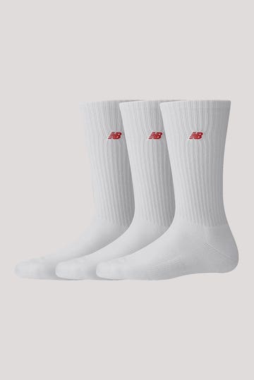 Patch Logo Crew Socks 3 Pack