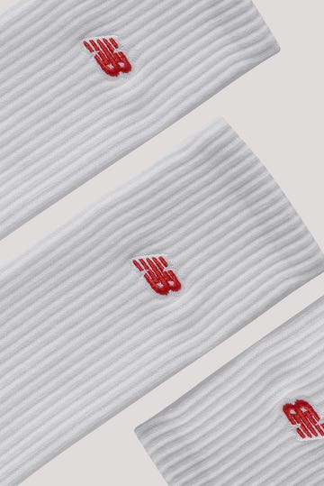 Patch Logo Crew Socks 3 Pack