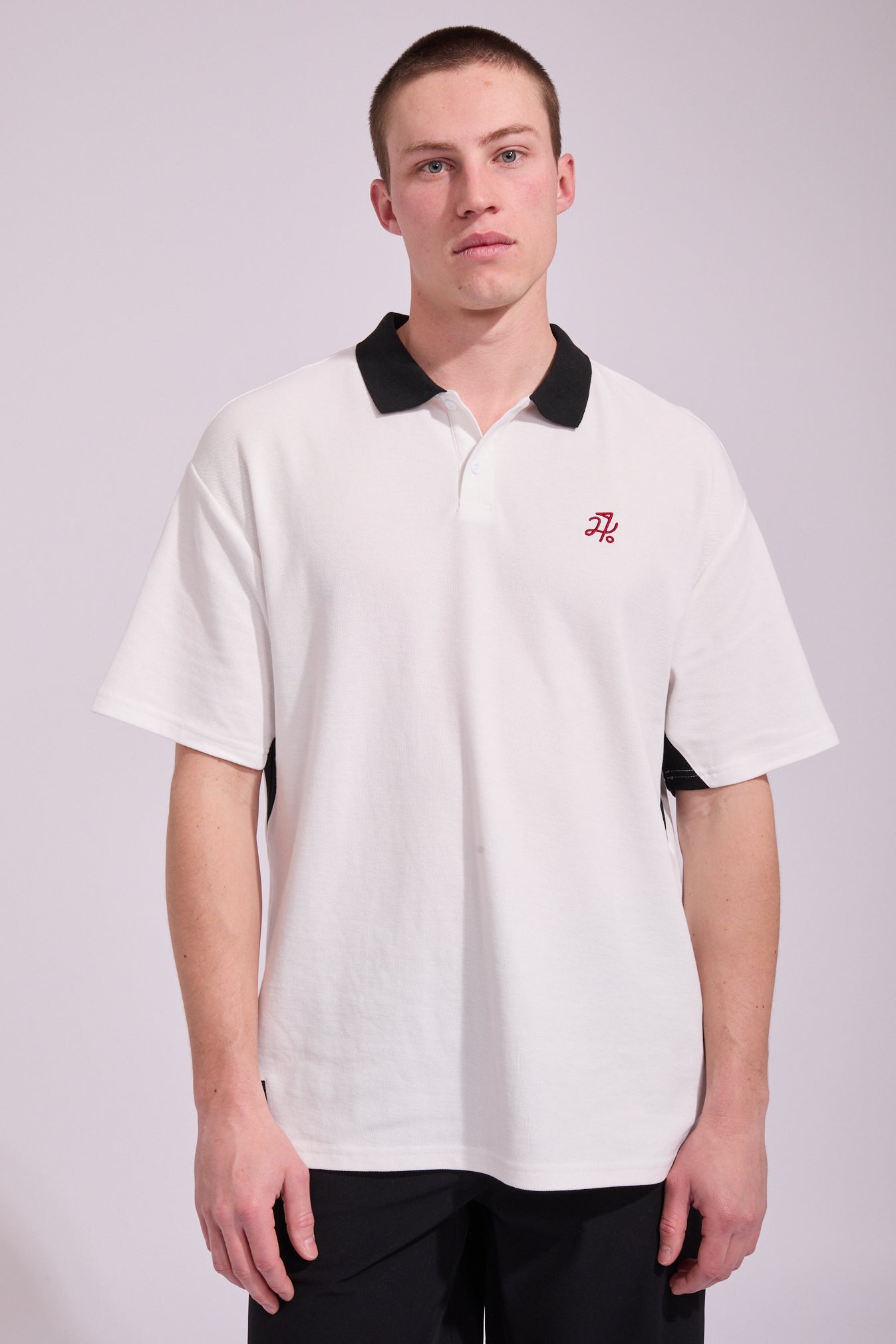 【ホワイト（10）】Brush Stroke Polo Shirt SS Brush Stroke Polo Shirt SS｜サタデーズニューヨークシティの