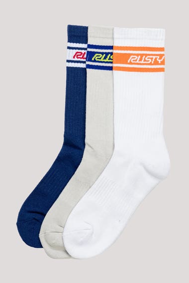 Pit Crew Mid Calf 4 Sock Pack