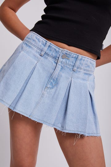 Pleated Mini Skirt