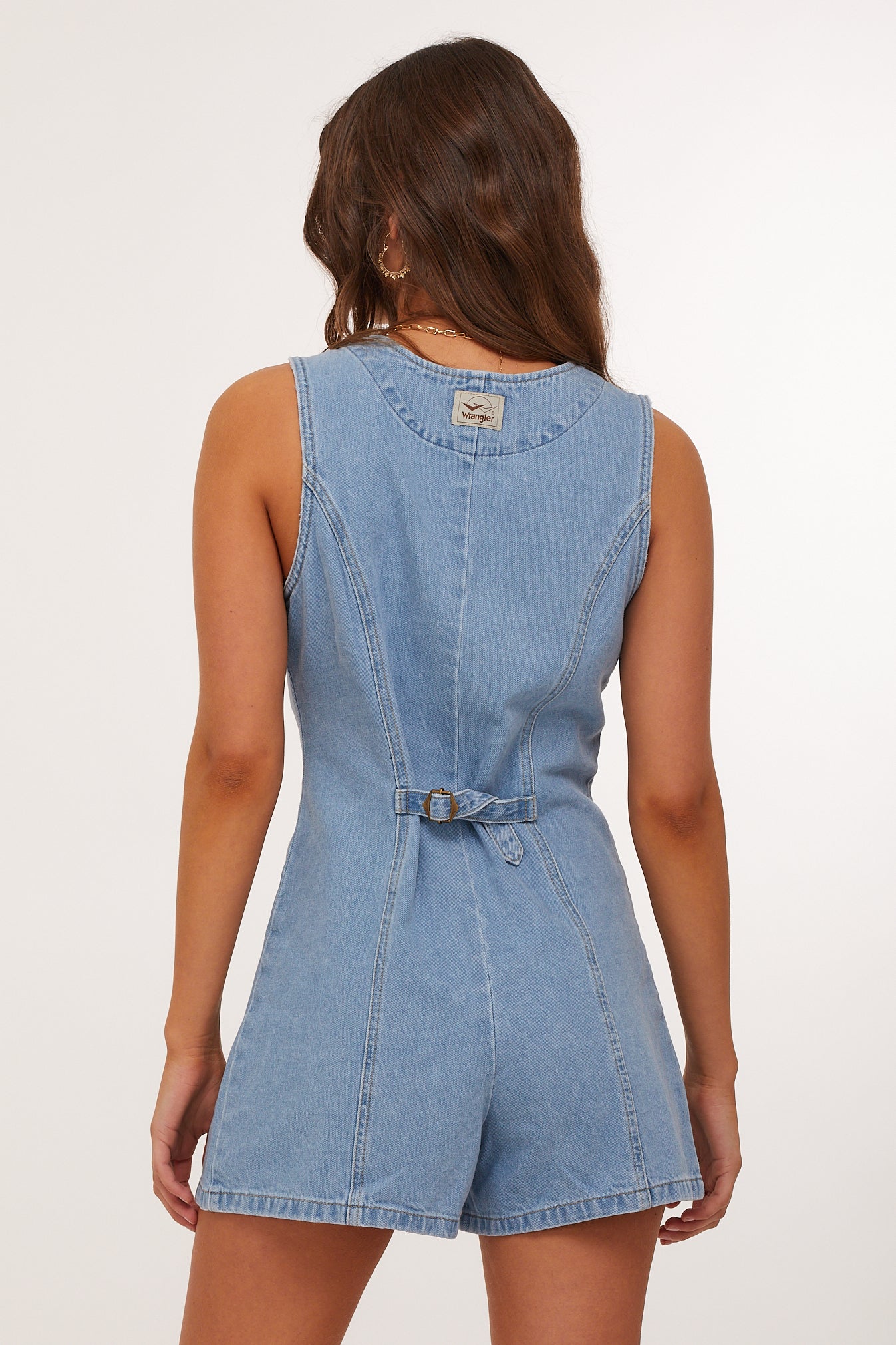 blue jean romper