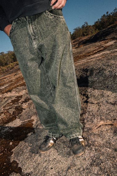 R Dot Baggy Jeans