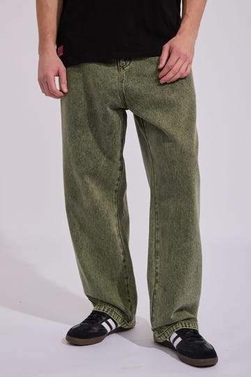 R Dot Baggy Jeans