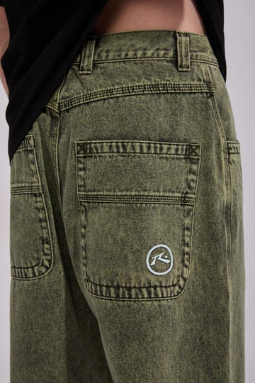 R Dot Baggy Jeans