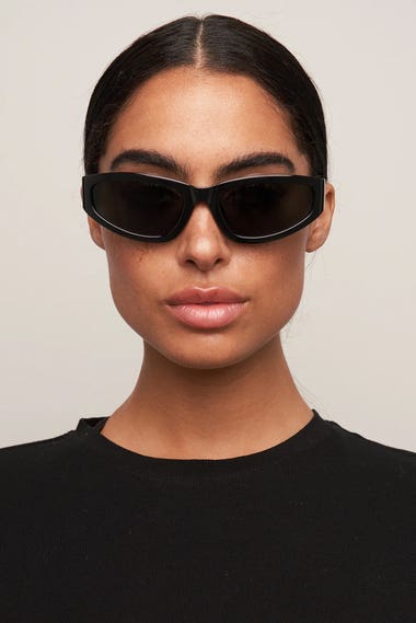 NeW ! Valerie OTRA Black Sunglasses Valerie Sunglasses - Black/Smoke - ivory & birch main image 4