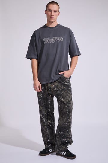 Ransom Script Heavy T Shirt