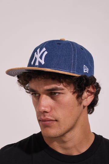 9fifty Rc New York Yankees Denim & Suede Cap