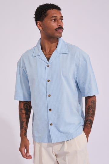 Relaxed Stripe Short Sleeve T Shirt