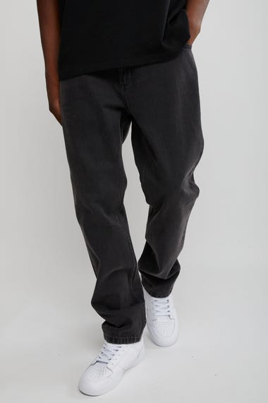 Relaxo Stone Black Jeans