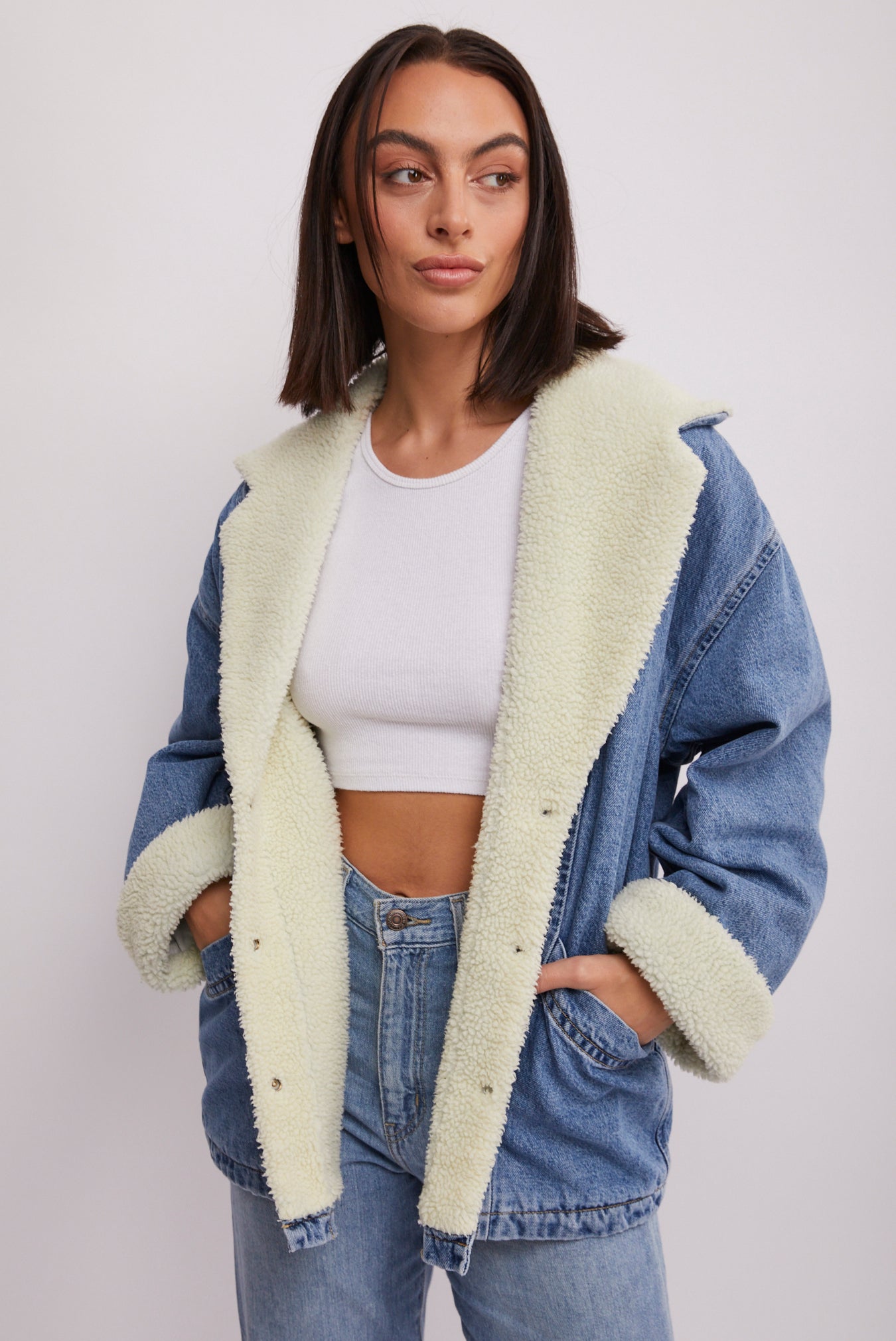 Retro Collar Bomber Jacket | North Beach