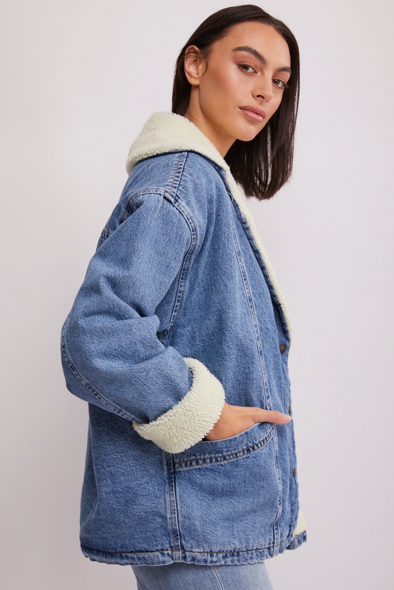 Retro Collar Bomber Jacket | North Beach