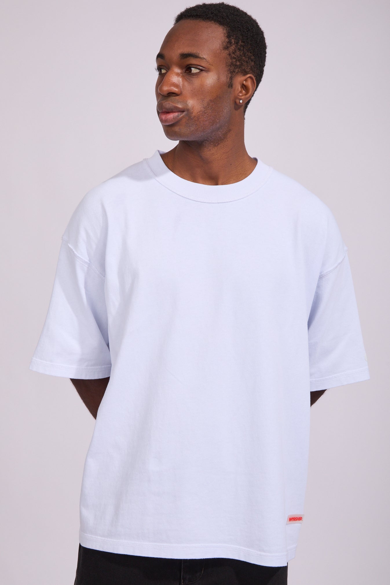 Reverse Box Fit Crop Overdye T Shirt | North Beach