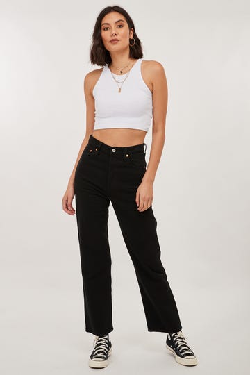 Ribcage Straight Ankle Jeans