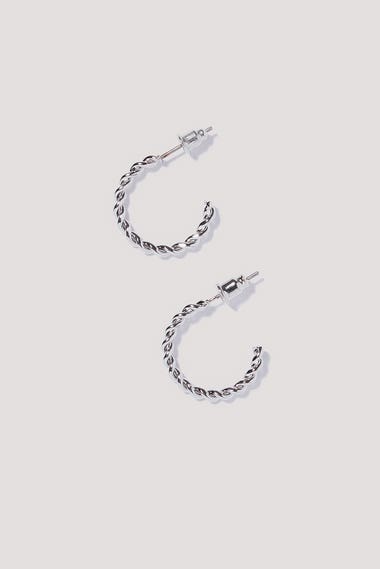 Rope Hoop Earrings