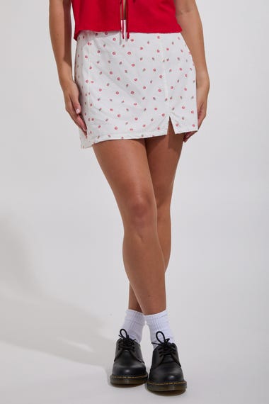 Rose Bud Mini Skirt