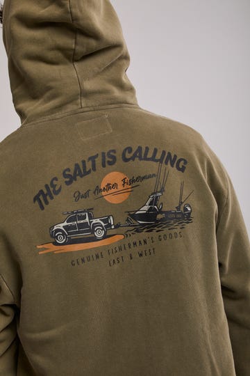 Salt Is Calling Zip Hoodie