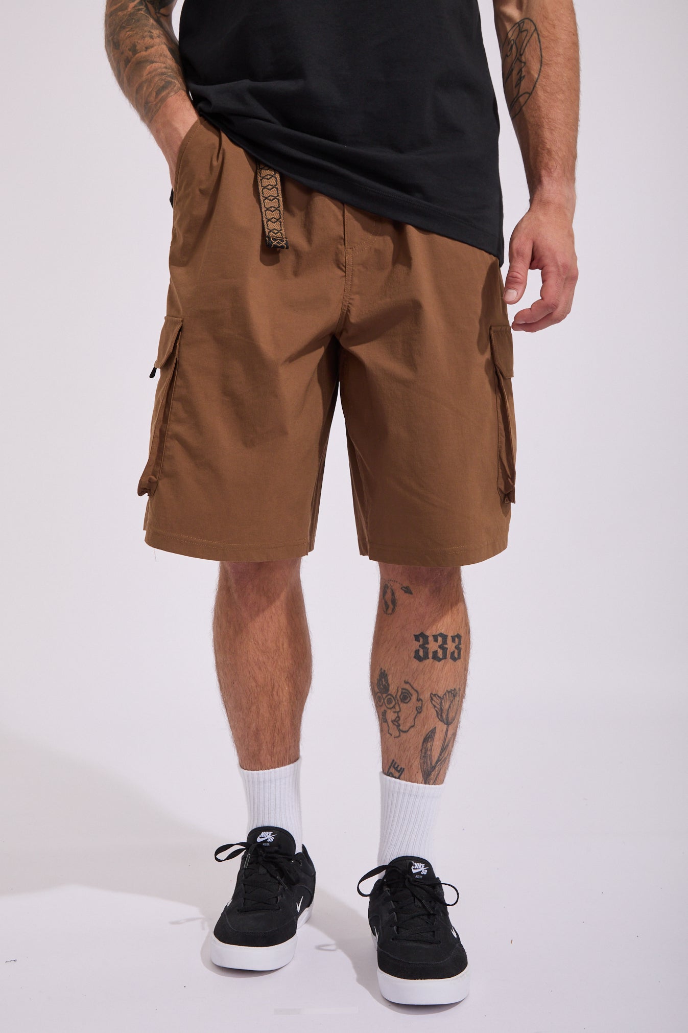mens dri fit cargo shorts