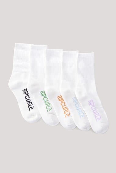 Boys School Crew Sock 5 Pack