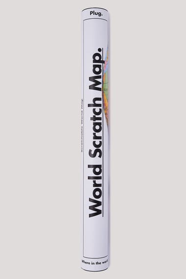 Scratchable World Map